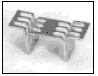 Figure 4. An SMT heatsink, such as the one pictured here, may be needed when a Class D amplifier is operated at higher ambient temperatures. (Photo courtesy of Wakefield Engineering.)