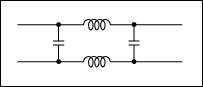 Figure 4. A lowpass filter schematic.