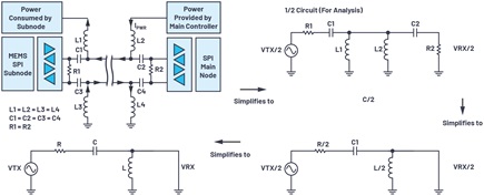 Engineered power, simplified circuit for analysis