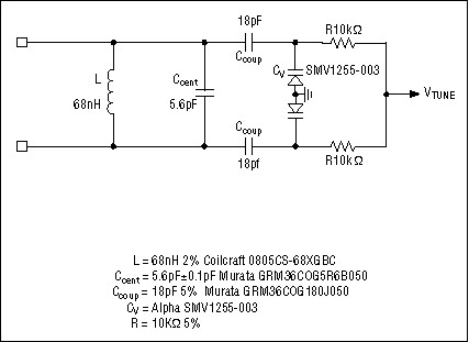 図6. 85MHzのローバンドIFのタンク回路図