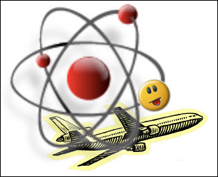 Figure 4. A caricature of an electron on a ground plane.