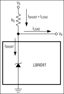 LM4041：標準動作回路