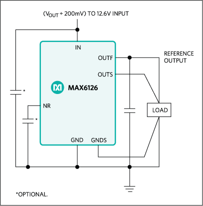 MAX6126: Typical Operating Circuit