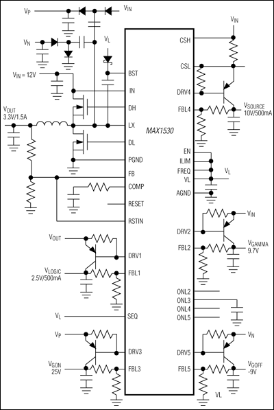 MAX1530, MAX1531: Typical Operating Circuit