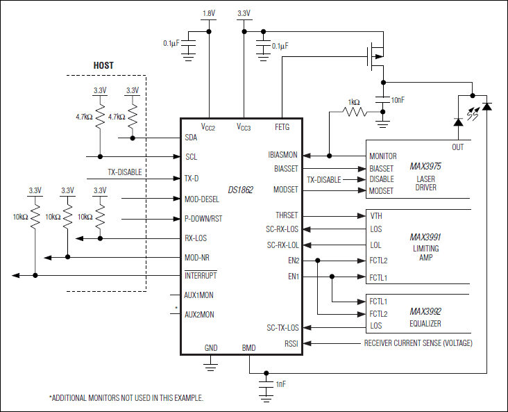 DS1862：標準動作回路