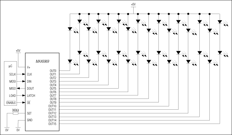 MAX6969: Typical Operating Circuit