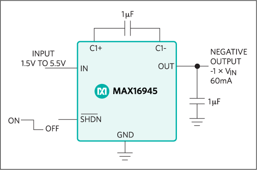 MAX16945：標準動作回路