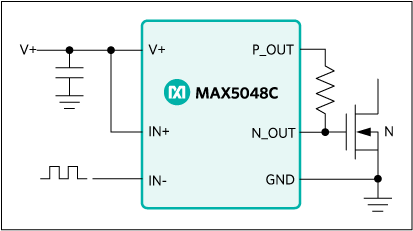 MAX5048C：標準動作回路