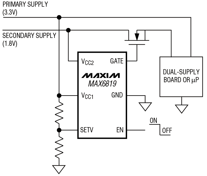 MAX6819 Circuit Diagram