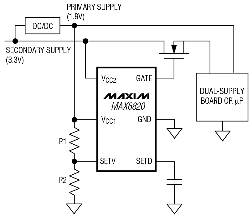 MAX6820 Circuit Diagram