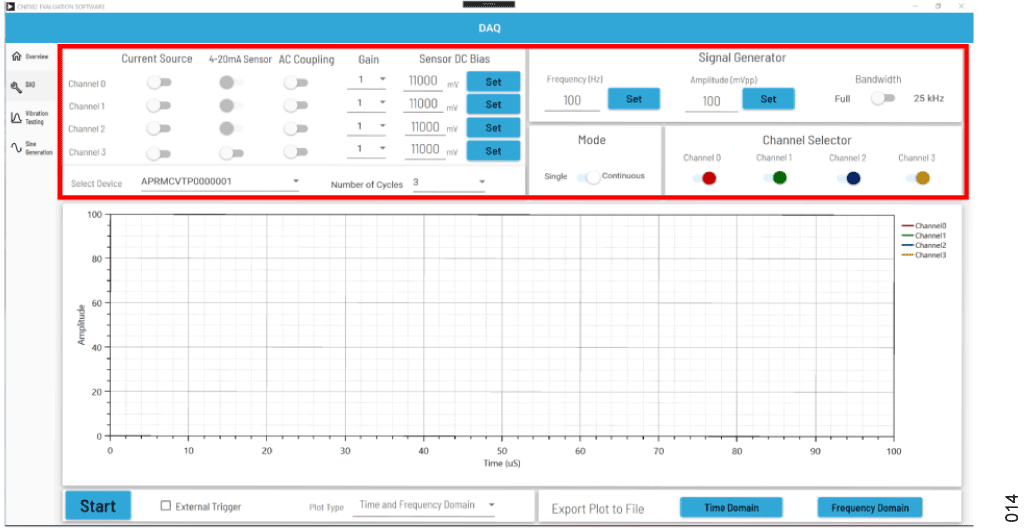 図 14. グラフィカルなソフトウェア設定オプション