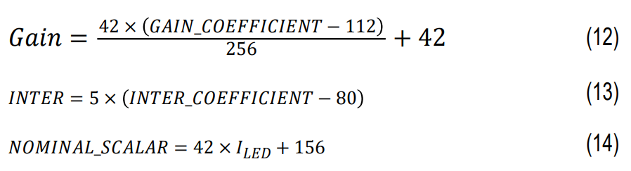 Equations 12-14