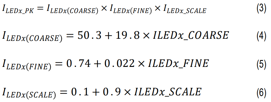 Equations 3-6