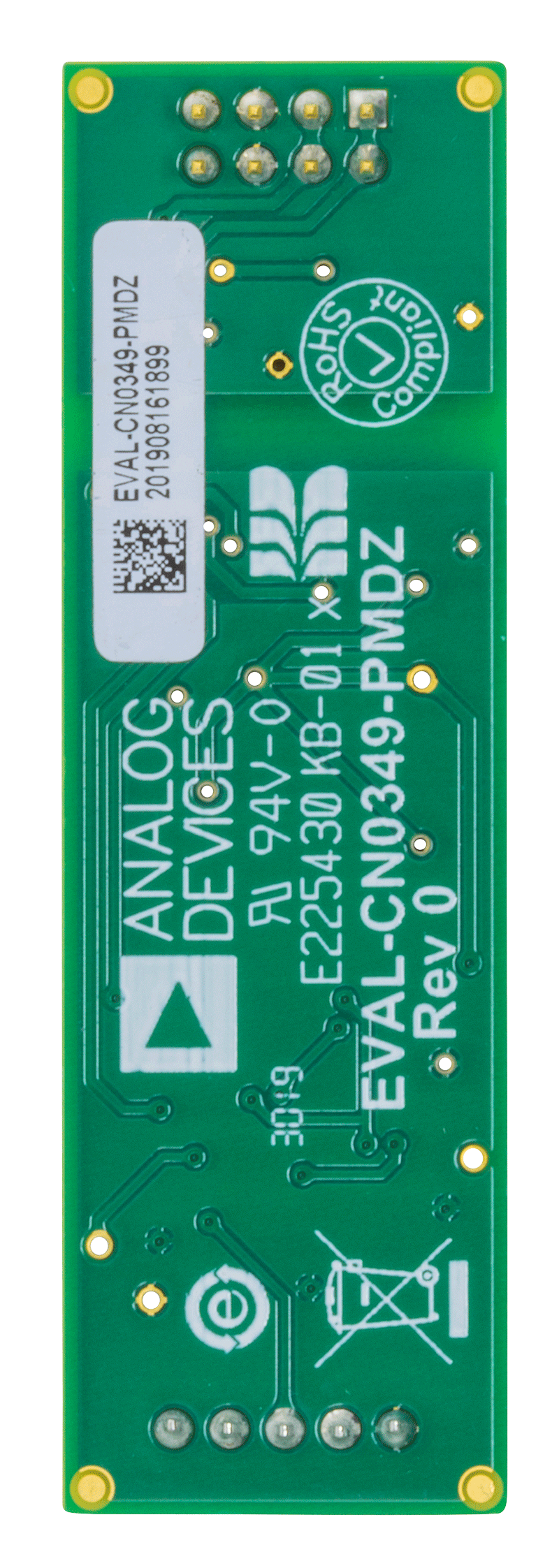 EVAL-CN0349-PMDZ Evaluation Board - Bottom View