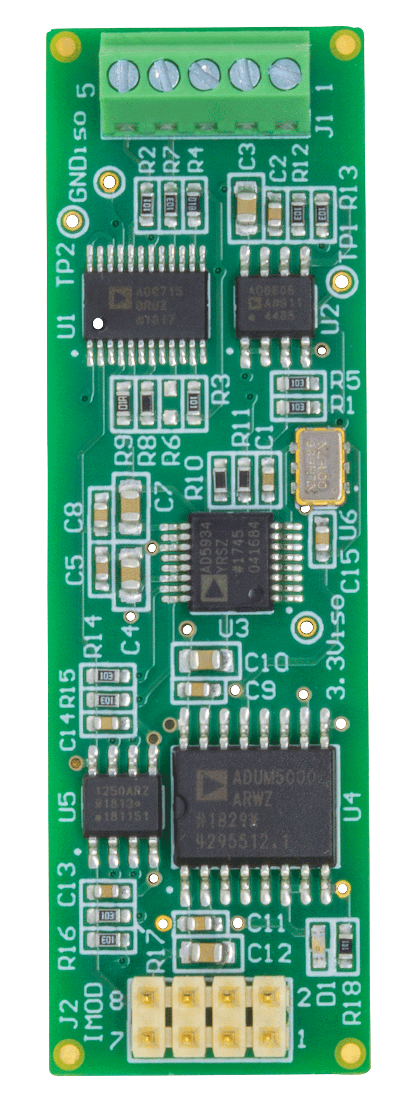 EVAL-CN0349-PMDZ Evaluation Board - Top View