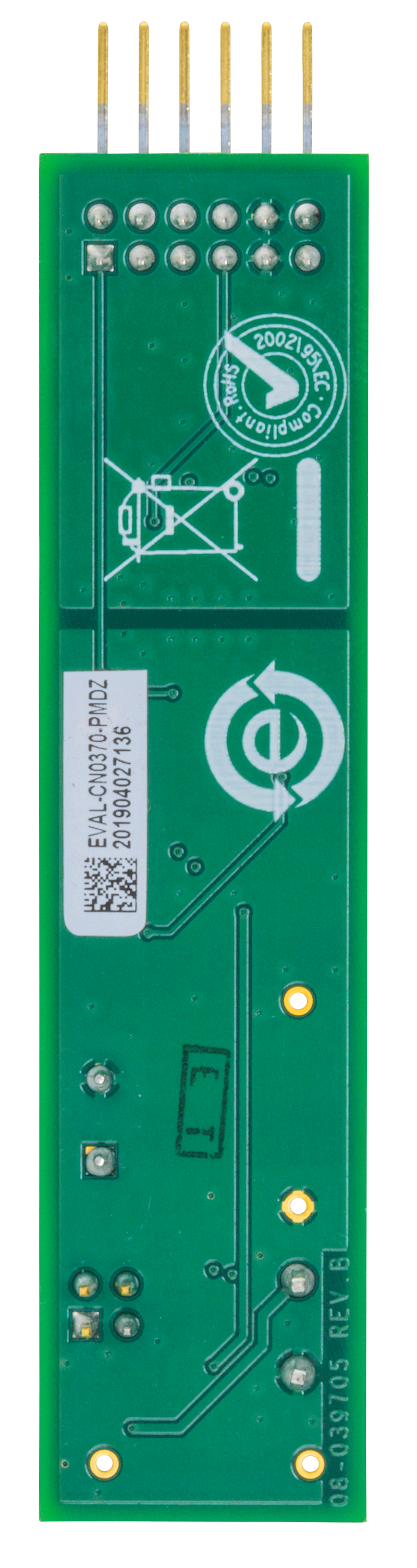 EVAL-CN0370-PMDZ Evaluation Board - Bottom View