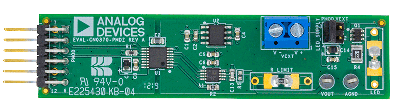 EVAL-CN0370-PMDZ Evaluation Board - Top View