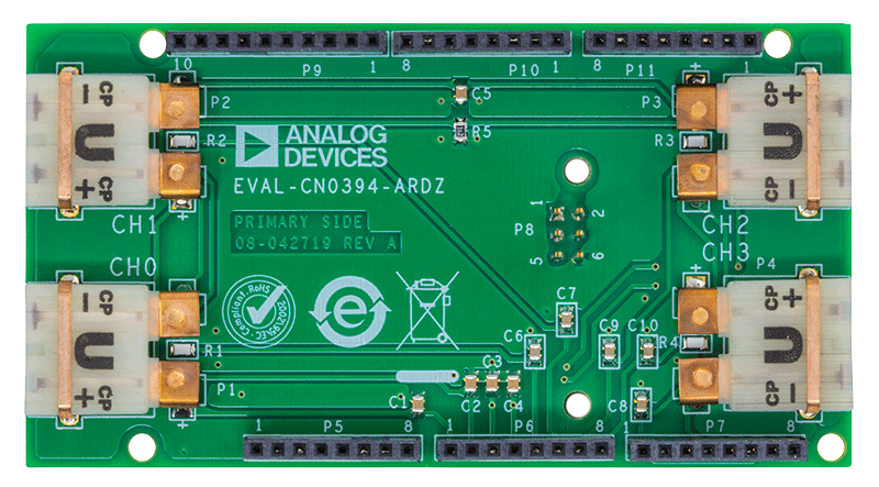 EVAL-CN0394-ARDZ Evaluation Board - Top View