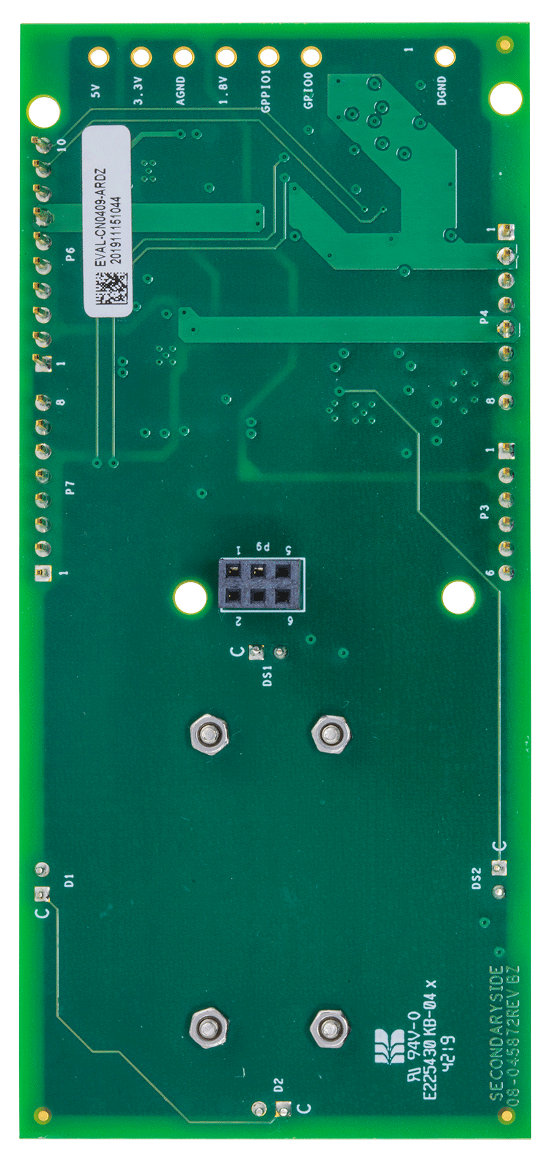 EVAL-CN0409-ARDZ Evaluation Board - Bottom View