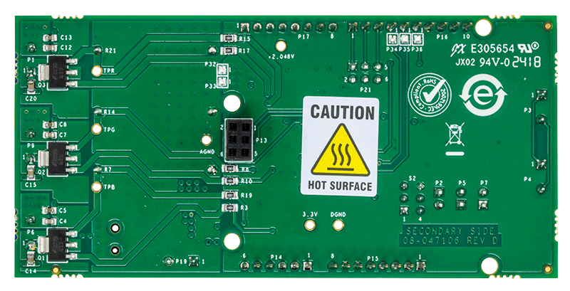 EVAL-CN0410-ARDZ Evaluation Board - Bottom View