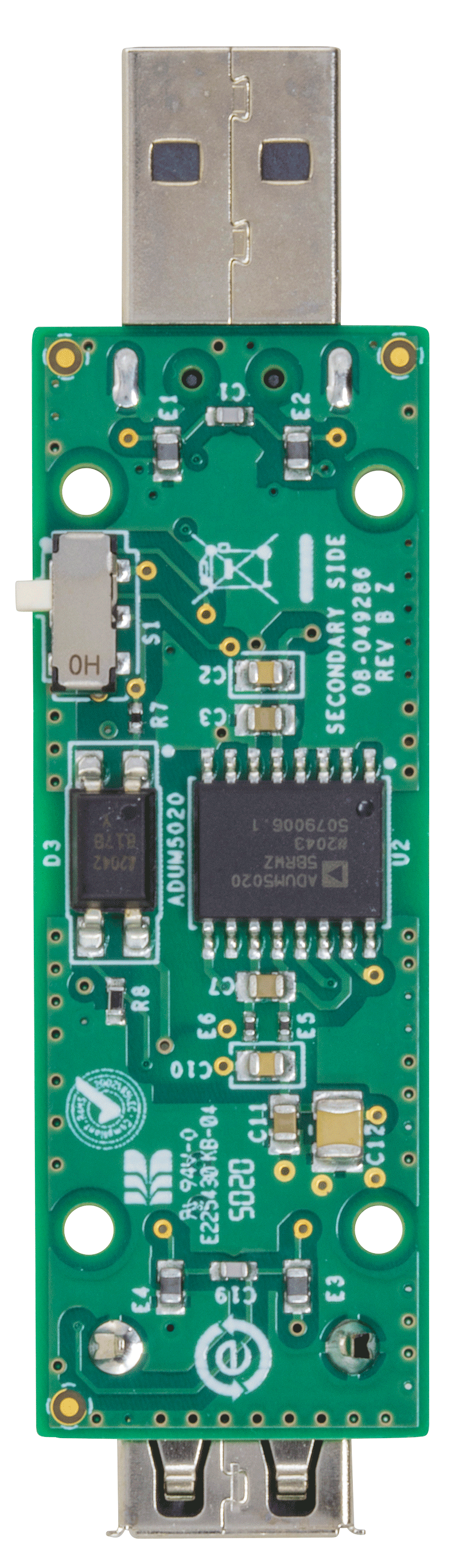 EVAL-CN0419-EBZ Evaluation Board - Bottom View