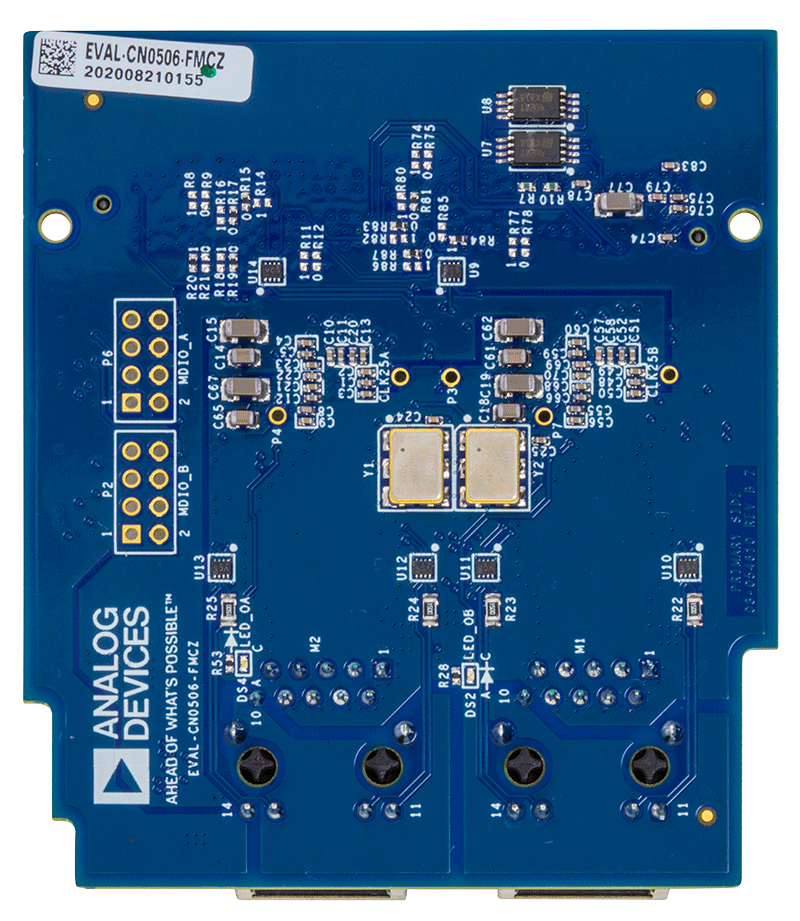 EVAL-CN0506-FMCZ Evaluation Board - Top View