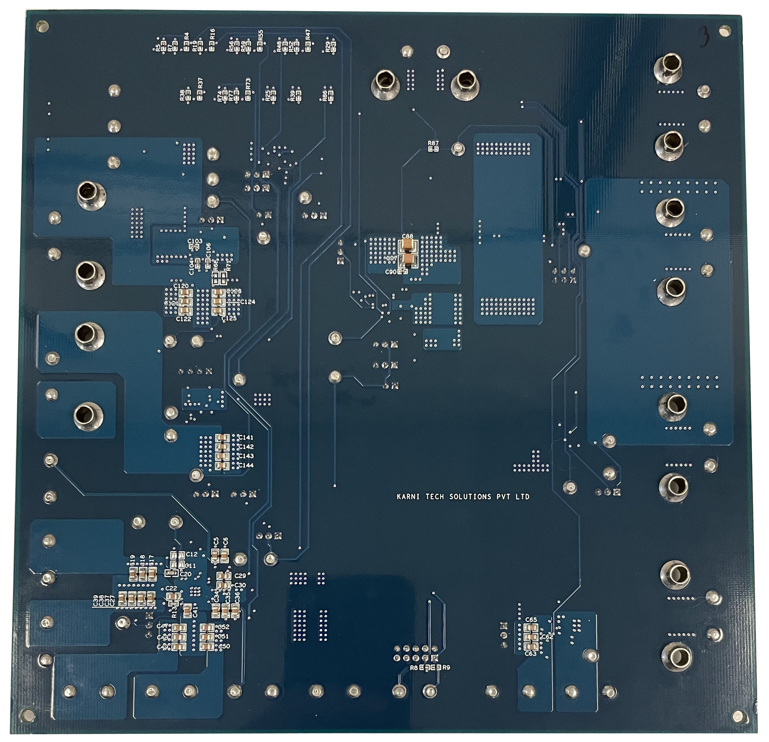 Knightrider Zynq Ultrascale +MPSOC Automotive Power Delivery Board​ - Bottom View