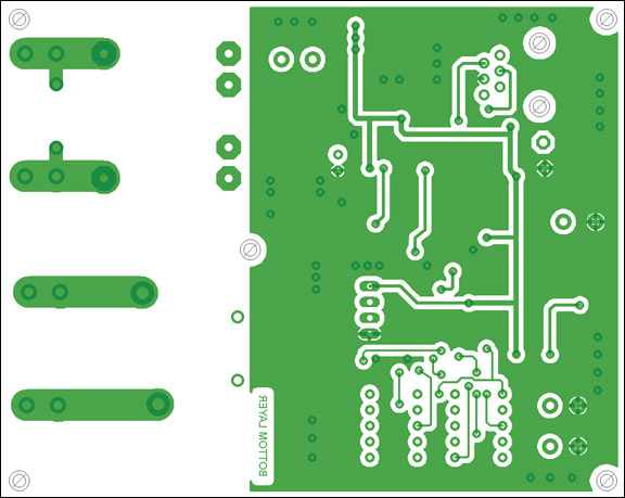 Figure 8. Controller PCB bottom-side layer