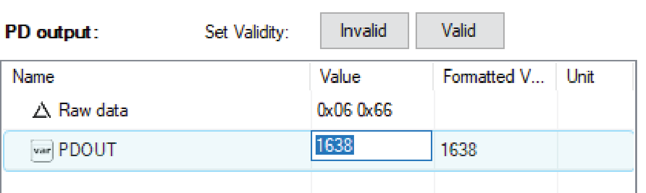 Figure 12. MAXREFDES284# + MAX22007PMB# PD Output DAC Voltage Level.