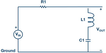 Figure 2. Band reject filter circuit.