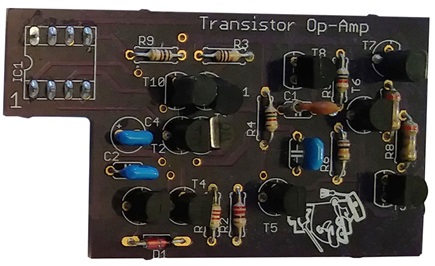 Figure 8. Operational amplifier PC board.