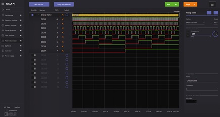 Figure 7. Pattern Generator screen