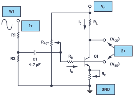 Figure 13. Emitter degeneration added.