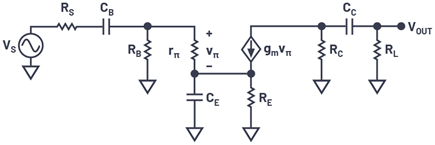 Figure 2. Low frequency equivalent circuit.