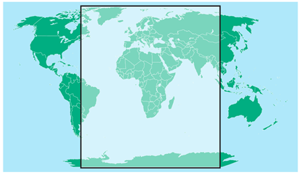 Figure 1. The Earth seen by Es´hail-2.