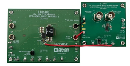 Figure 7. An evaluation board connection.